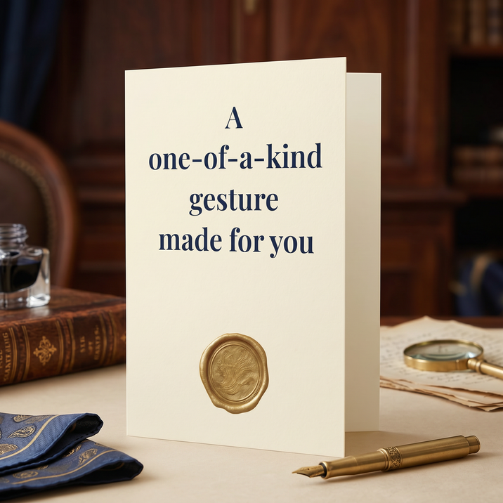 A one-of-a-kind gesture made for you