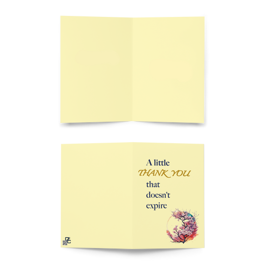 A little Thank you - Greeting card