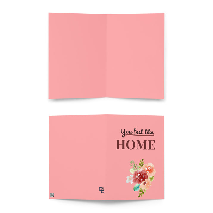 You feel like HOME