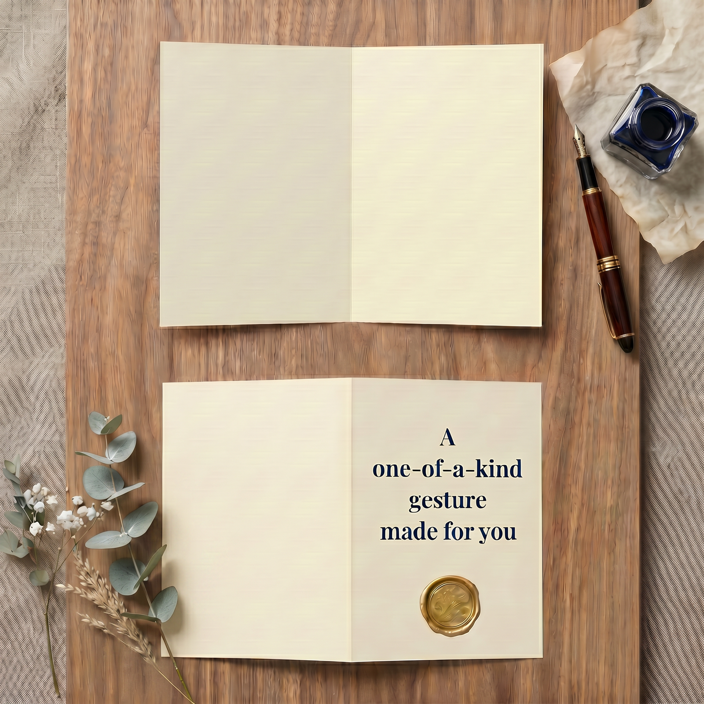 A one-of-a-kind gesture made for you