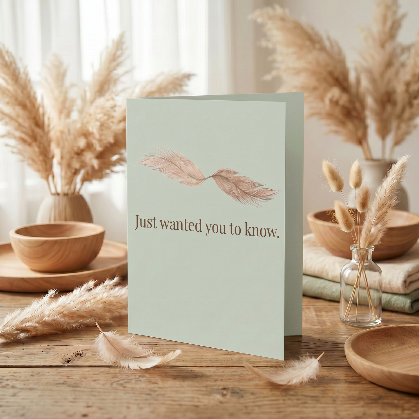 Just wanted you to know.