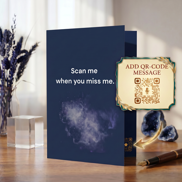 Scan me when you miss me.
