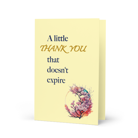 A little Thank you - Greeting card