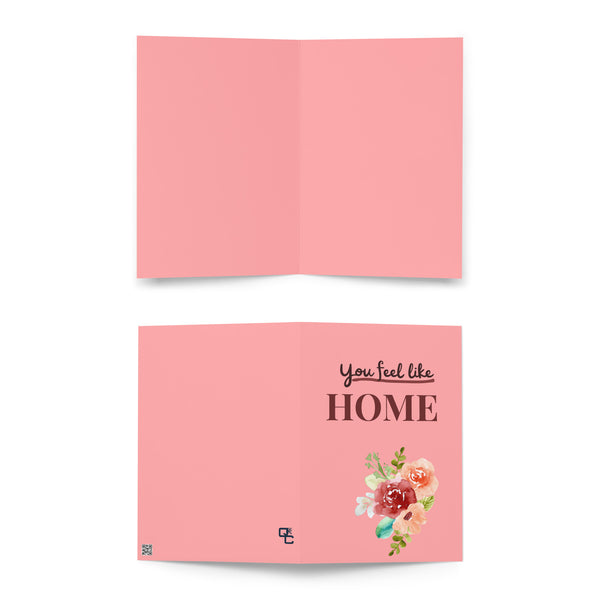 You feel like HOME