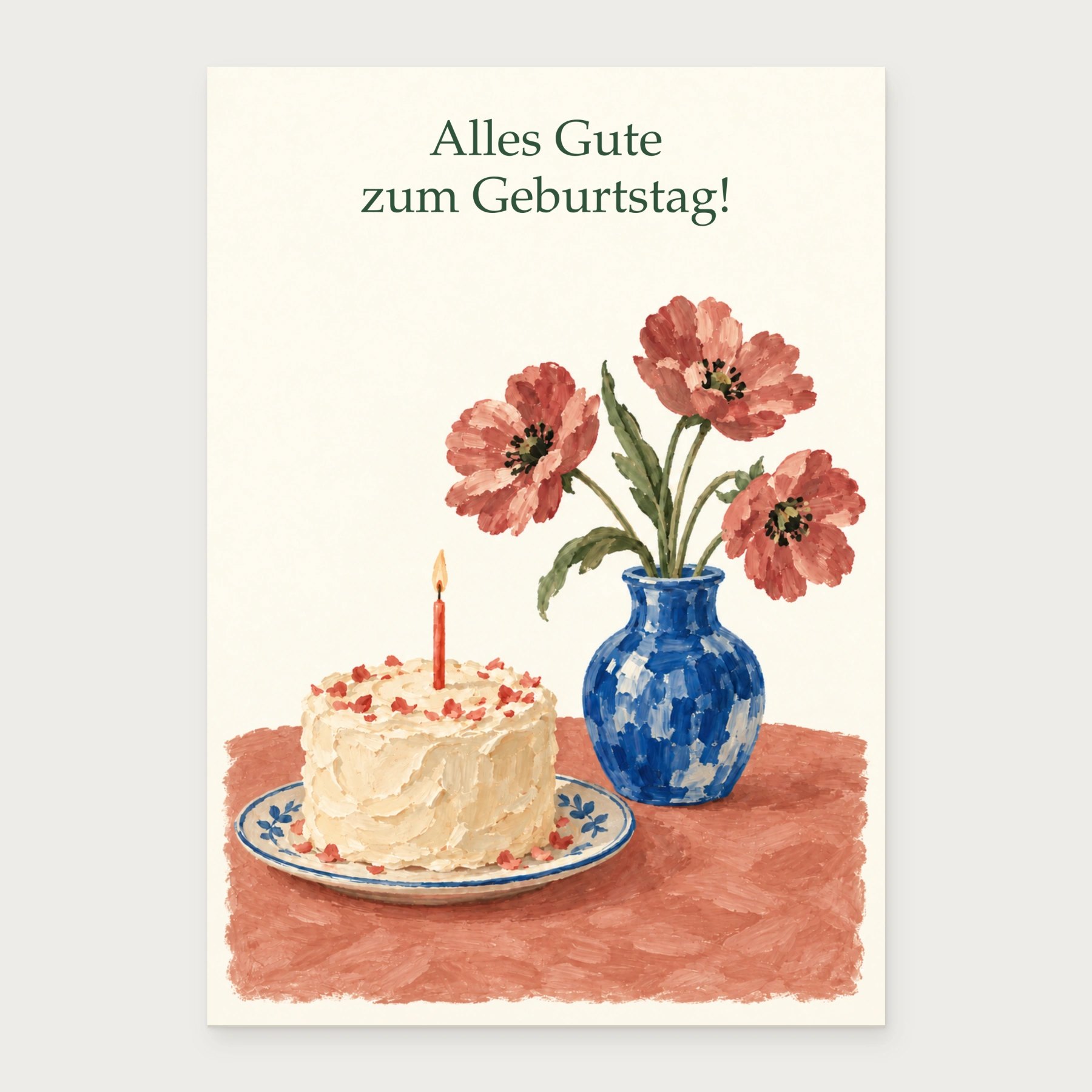 Alles Gute zum Geburtstag! – Beispiel aus unseren Kartenmotiven
