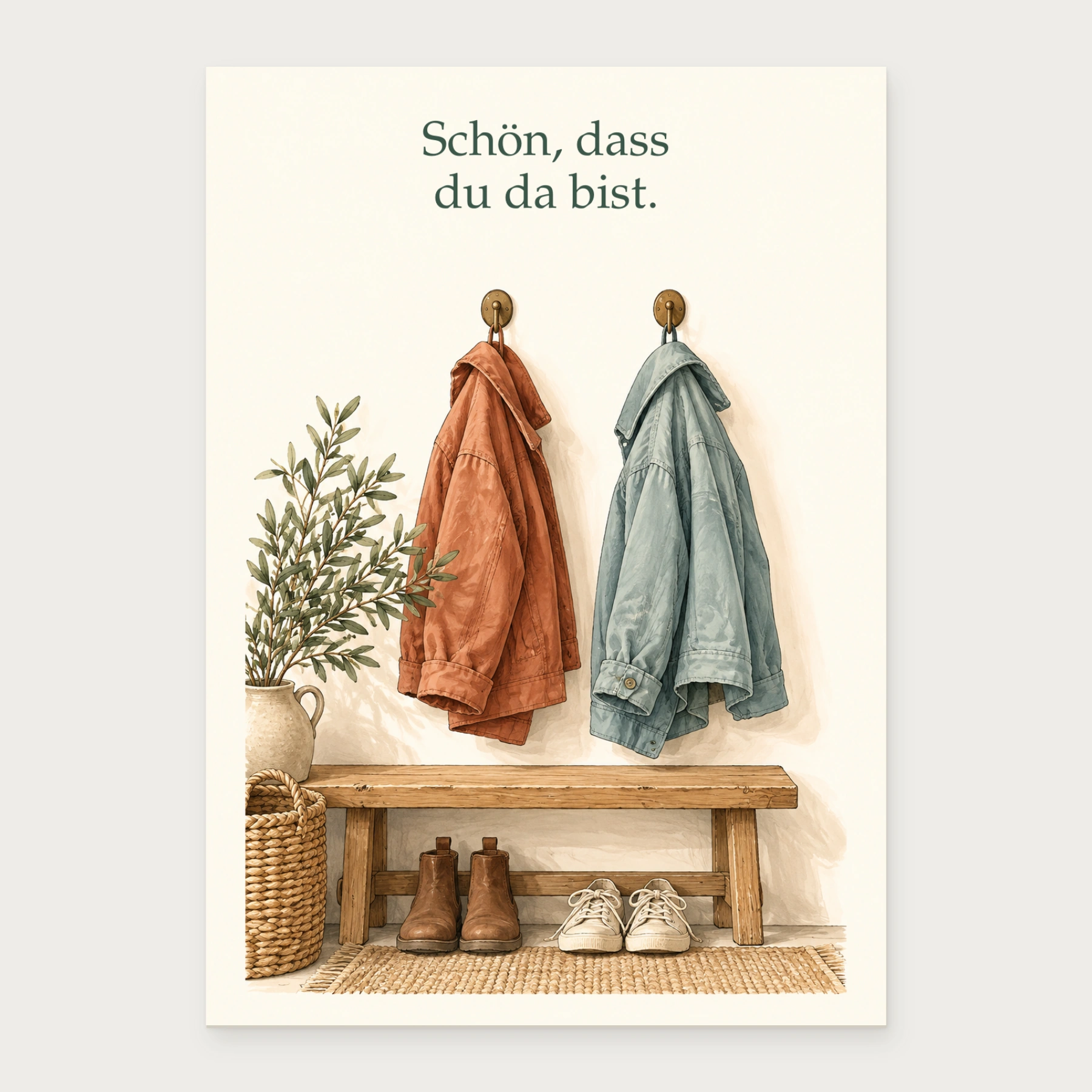 Schön, dass du da bist.