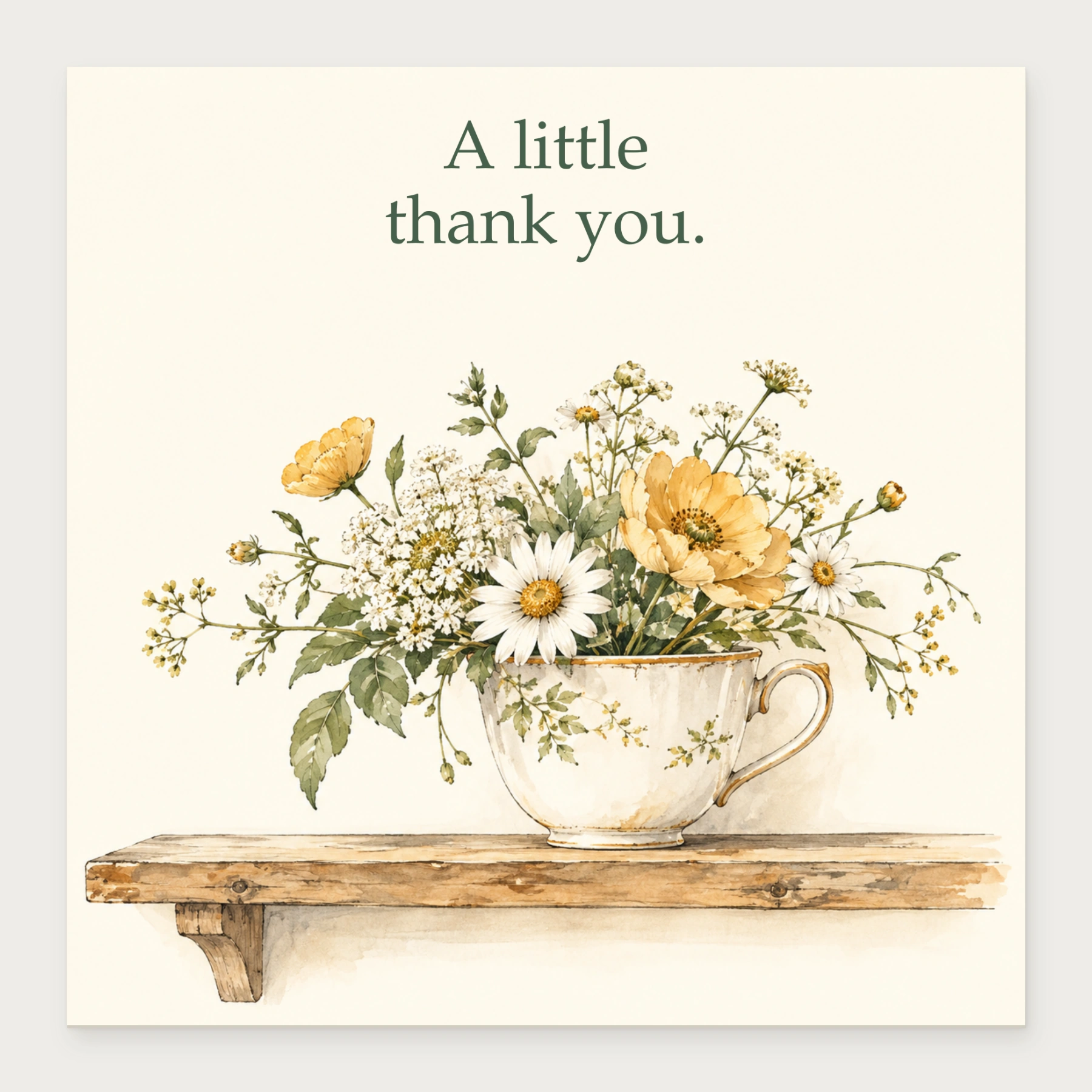 A little thank you.